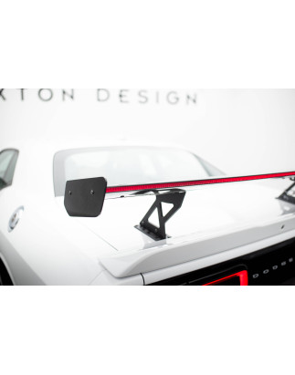 Carbon Spoiler + LED Dodge Challenger Mk3 (Cod. M-CF-DO-CHL-3-INT-WING5-245-P+LED)