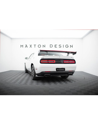 Carbon Spoiler + LED Dodge Challenger Mk3 (Cod. M-CF-DO-CHL-3-INT-WING5-245-P+LED)