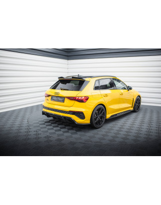  Splitters posteriori laterali in fibra di carbonio Audi RS3 Sportback 8Y (Cod. M-CF-AU-RS3-8Y-SB-RS