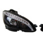 Fari Day Light Mercedes W204 '07-'10 Black  Lampeggiante Led (Cod. E-FAME064)