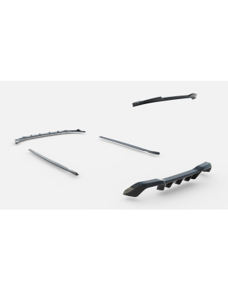 Splitters Set Volkswagen Golf R  Mk8 (Cod. M-VW-GO-8-R-SET)