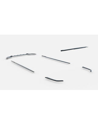 Splitters Set BMW 3 M-Pack Touring G21  (Cod. M-BM-3-20-MPACK-SET)