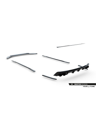 Splitters Set Audi A6 S-Line berlina / S6 berlina C8 (Cod. M-AU-A6-C8-SLINE-SET)