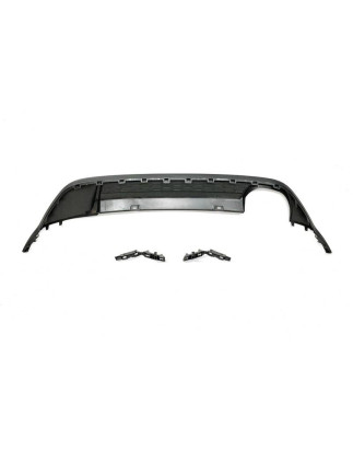 Diffusore Posteriore Volkswagen Golf 7 look GTI 1 Scarico (Cod. E-TCW6010)