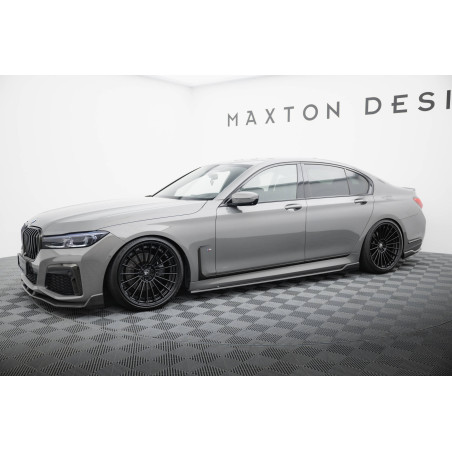 Minigonne in carbonio  BMW 7 M-Pack G11 Facelift (Cod. M-CF-BM-7-11F-MPACK-SD1-245-P)