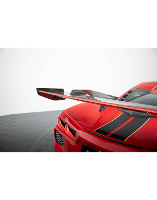 Carbon Spoiler + LED Chevrolet Corvette C8 (Cod. M-CF-CH-CO-C8-INT-WING4-245-P+LED)