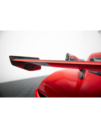 Carbon Spoiler + LED Chevrolet Corvette C8 (Cod. M-CF-CH-CO-C8-INT-WING4-245-P+LED)