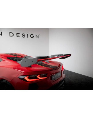 Carbon Spoiler + LED Chevrolet Corvette C8 (Cod. M-CF-CH-CO-C8-INT-WING4-245-P+LED)