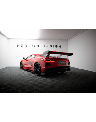 Carbon Spoiler + LED Chevrolet Corvette C8 (Cod. M-CF-CH-CO-C8-INT-WING4-245-P+LED)
