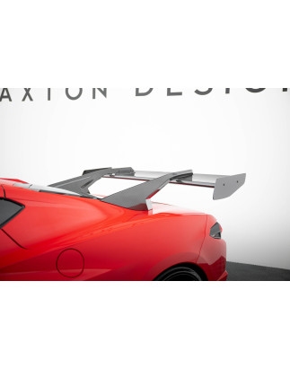 Carbon Spoiler + LED Chevrolet Corvette C8 (Cod. M-CF-CH-CO-C8-INT-WING4-245-P+LED)
