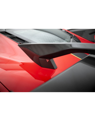 Carbon Spoiler + LED Chevrolet Corvette C8 (Cod. M-CF-CH-CO-C8-INT-WING4-245-P+LED)