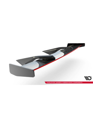 Carbon Spoiler + LED Chevrolet Corvette C8 (Cod. M-CF-CH-CO-C8-INT-WING4-245-P+LED)