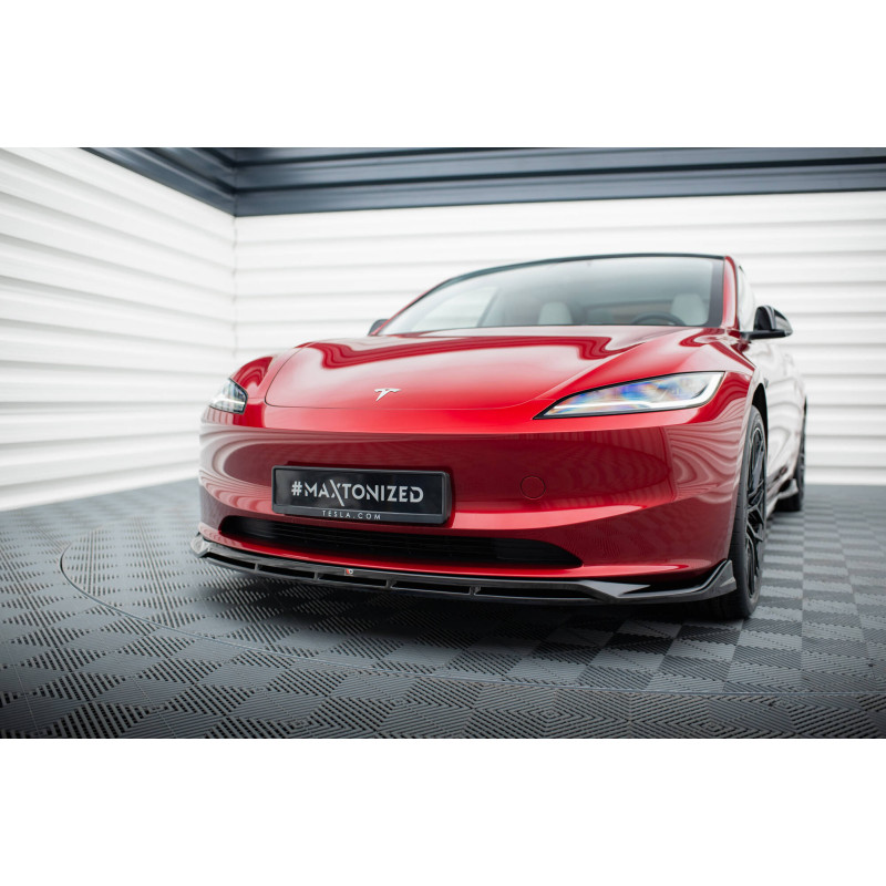 SPLITTER ANTERIORE V.1 Tesla Model 3 Project Highland(Facelift) (Cod. M-TE-MODEL3-1F-FD1G+FD1RG)
