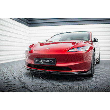 SPLITTER ANTERIORE V.1 Tesla Model 3 Project Highland(Facelift) (Cod. M-TE-MODEL3-1F-FD1G+FD1RG)
