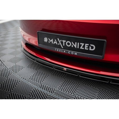 SPLITTER ANTERIORE V.1 Tesla Model 3 Project Highland(Facelift) (Cod. M-TE-MODEL3-1F-FD1G+FD1RG)