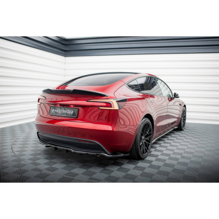 Splitter posteriore (con barre verticali) V.2 Tesla Model 3 Project Highland(Facelift) (Cod. M-TE-MO