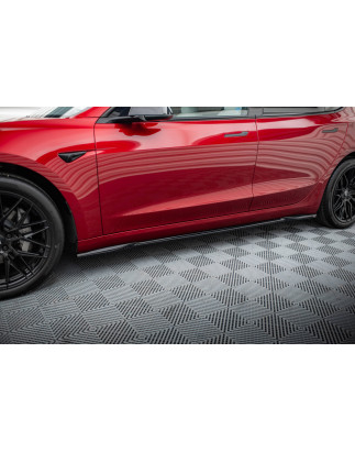 Diffusori minigonne V.2 Tesla Model 3 Mk1 / Mk1 Facelift (Cod. M-TE-MODEL3-1F-SD2G)