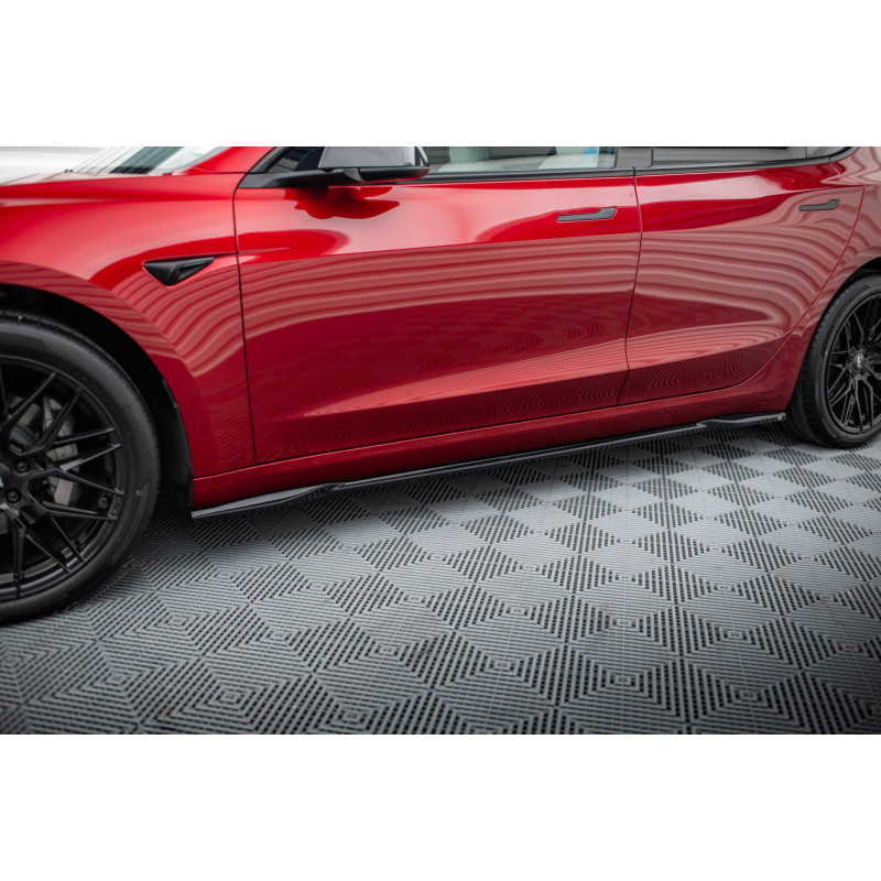 Diffusori minigonne V.2 Tesla Model 3 Mk1 / Mk1 Facelift (Cod. M-TE-MODEL3-1F-SD2G)