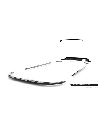 Splitters Set Volkswagen Polo GTI Mk6 Facelift (Cod. M-VW-PO-6F-GTI-SET)