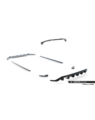 Splitters Set Volkswagen Polo GTI Mk6 Facelift (Cod. M-VW-PO-6F-GTI-SET)