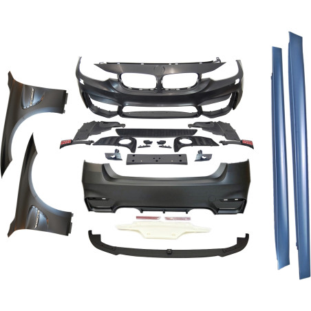 Kit Estetico  BMW F30 Look M4 Parafanghi (Cod. E-TCB620662076213325F309)