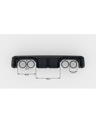 Sottoparaurti posteriore BMW M4 G82 / G82 Facelift (Cod. M-BM-4-G82-M-RS1G)