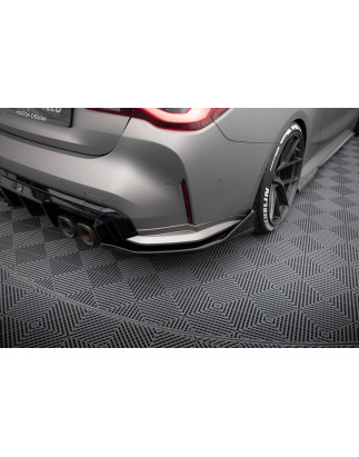 Splitters posteriori laterali V.5 (Sottop. posteriore v.1)  BMW M4 G82 / G82 Facelift (Cod. M-BM-4-G