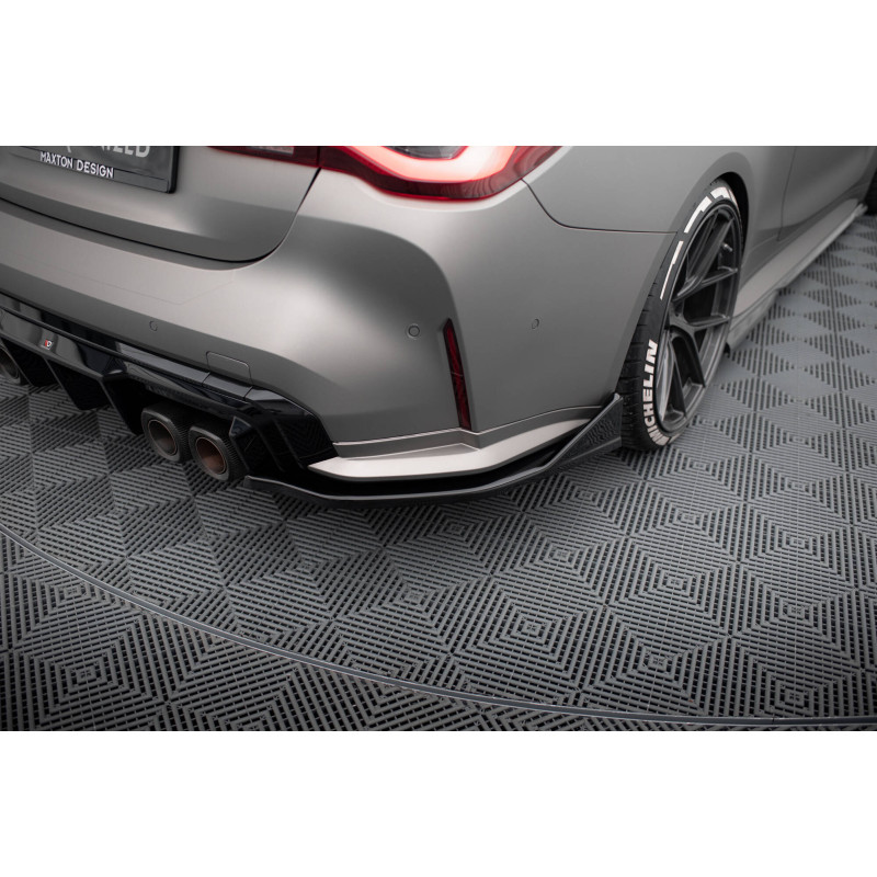 Splitters posteriori laterali V.5 (Sottop. posteriore v.1)  BMW M4 G82 / G82 Facelift (Cod. M-BM-4-G