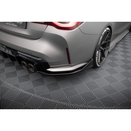Splitters posteriori laterali V.5 (Sottop. posteriore v.1)  BMW M4 G82 / G82 Facelift (Cod. M-BM-4-G