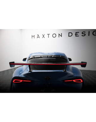 Spoiler in carbonio  + LED Toyota Supra Mk5 (Cod. M-CF-TO-SU-5-WING5-EXT-245-P+LED)