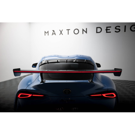 Spoiler in carbonio  + LED Toyota Supra Mk5 (Cod. M-CF-TO-SU-5-WING5-EXT-245-P+LED)