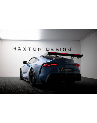 Spoiler in carbonio  + LED Toyota Supra Mk5 (Cod. M-CF-TO-SU-5-WING5-EXT-245-P+LED)