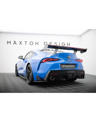 Spoiler in carbonio  + LED Toyota Supra Mk5 (Cod. M-CF-TO-SU-5-WING5-EXT-245-P+LED)