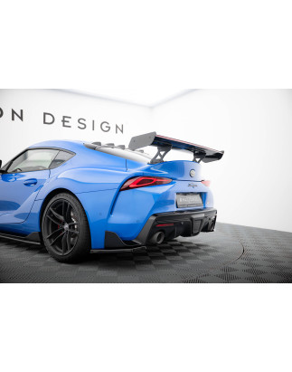 Spoiler in carbonio  + LED Toyota Supra Mk5 (Cod. M-CF-TO-SU-5-WING5-EXT-245-P+LED)