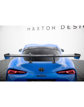 Spoiler in carbonio con supporto superiore  Toyota Supra Mk5 (Cod. M-CF-TO-SU-5-WING5-UPP-245-P)