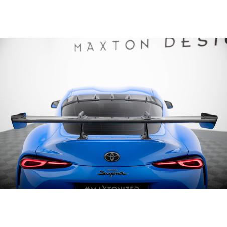 Spoiler in carbonio con supporto superiore  Toyota Supra Mk5 (Cod. M-CF-TO-SU-5-WING5-UPP-245-P)