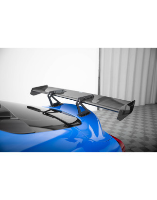 Spoiler in carbonio con supporto superiore  Toyota Supra Mk5 (Cod. M-CF-TO-SU-5-WING5-UPP-245-P)