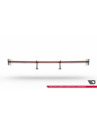 Spoiler in carbonio con supporto superiore + LED Toyota Supra Mk5 (Cod. M-CF-TO-SU-5-WING5-UPP-245-P