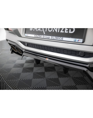 Splitter posteriore (con barre verticali) BMW X4 M F98 (Cod. M-BM-X4M-F98-RD1G+RD2G)