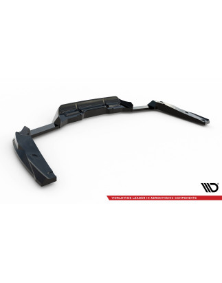Splitter posteriore (con barre verticali) BMW X4 M F98 (Cod. M-BM-X4M-F98-RD1G+RD2G)