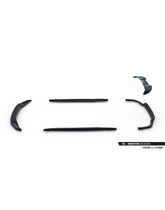 Splitters Set V.1 BMW X5 M-Pack G05 Facelift (Cod. M-BM-X5-05F-MPACK-SET1)