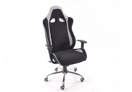 FK sedile sportivo sedia girevole da ufficio Greensboro sedia direzionale nera / grigia sedia girevo