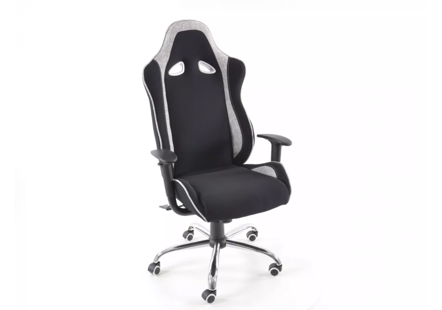 FK sedile sportivo sedia girevole da ufficio Greensboro sedia direzionale nera / grigia sedia girevo FK-FKRSE14029