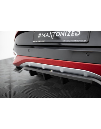 Splitter posteriore (con barre verticali) Kia Sportage GT-Line Mk5 (Cod. M-KI-SP-5-GTLINE-RD1G+RD2G)