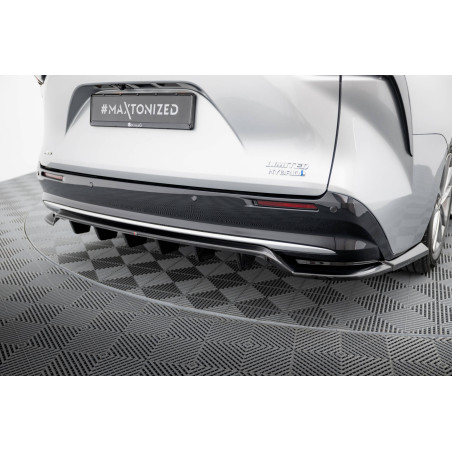 Splitter posteriore (con barre verticali) Toyota Sienna Mk4 (Cod. M-TO-SI-4-RD1G+RD2G)