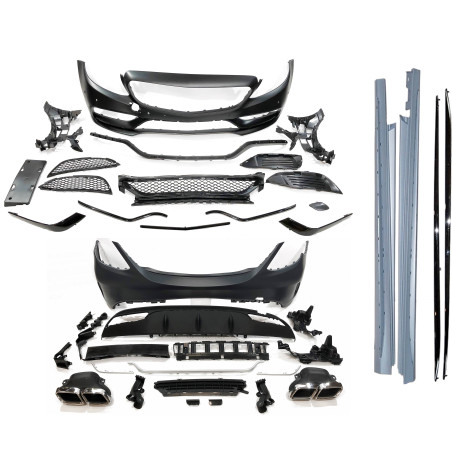 Kit Estetico Mercedes W205 2014-2018 4P Look AMG C63 (Cod. E-TCM0200012301360096)