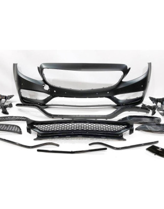 Paraurti Anteriore Mercedes W205 2014-2018 2P / 4P / SW look AMG C63 (Cod. E-TCM020001431)