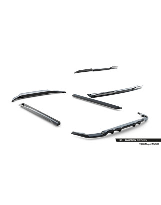 Splitters Set Audi SQ8 / Q8 S-Line Mk1 Facelift (Cod. M-AU-Q8-1F-SLINE-SET)