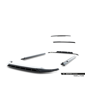 Splitters Set Audi SQ8 / Q8 S-Line Mk1 Facelift (Cod. M-AU-Q8-1F-SLINE-SET)
