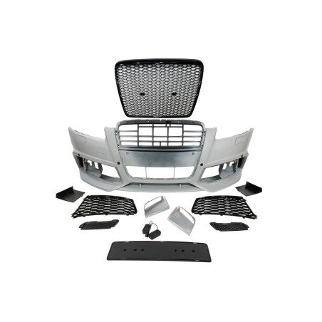 Paraurti Anteriore Audi A6 C6 2009-2012 Look RS6 (Cod. E-TCA0230)